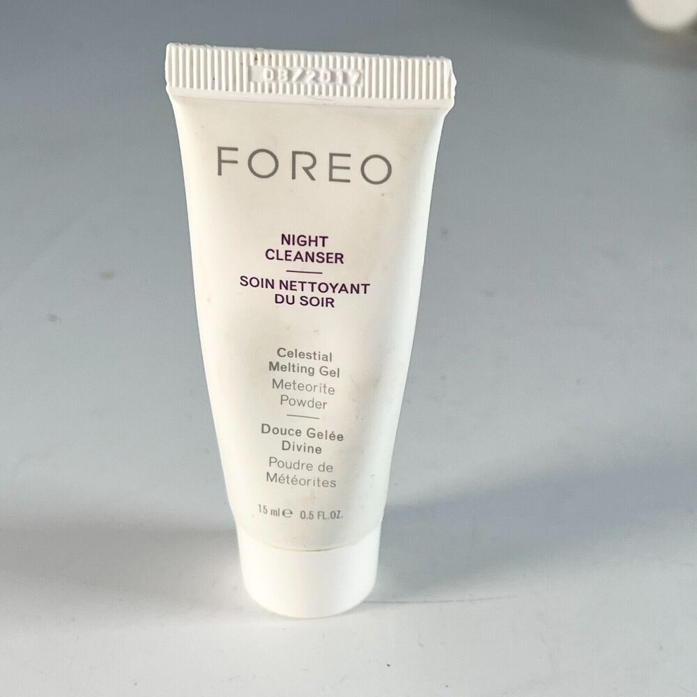 Foreo Night Cleanser Face Wash Celestial Melting Gel Travel .5 fl oz 15ml New